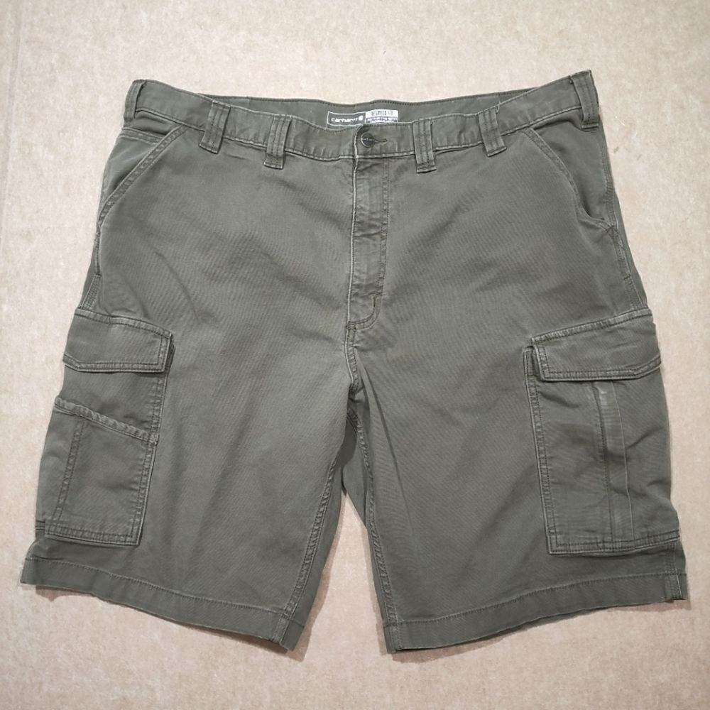 Carhartt Rugged Flex Relaxed Fit Canvas Cargo Work Shorts #4